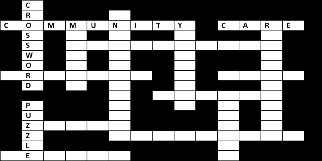 Community Care Crossword Puzzle-Clifton Park Pediatrics